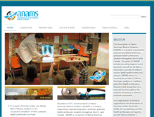 Tablet Screenshot of anamstudents.org